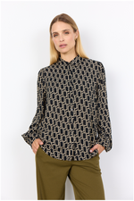 SOYACONCEPT Hemd Bluse Schwarz