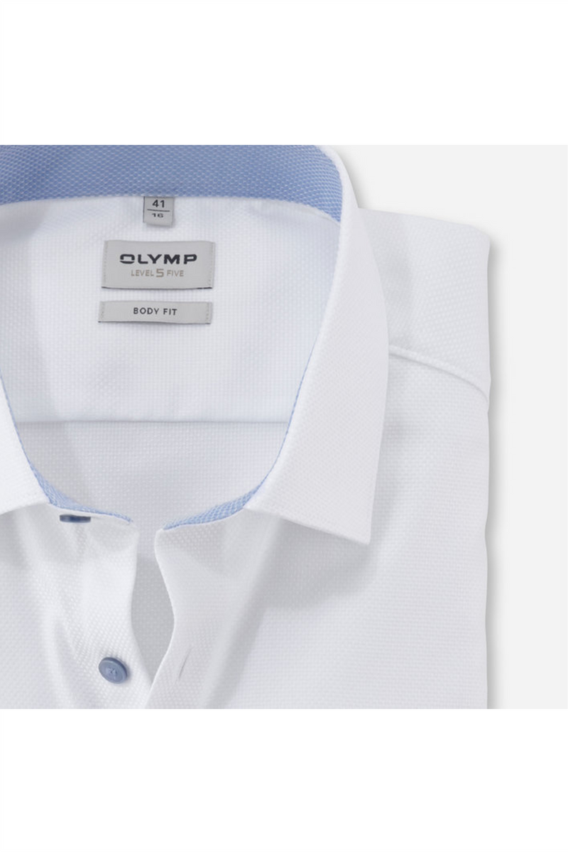 OLYMP Hemd Level 5 Body Fit Weiß
