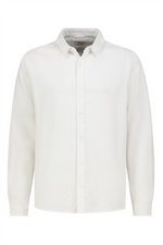 EIGHT 2 NINE Leinen Viskose Hemd White