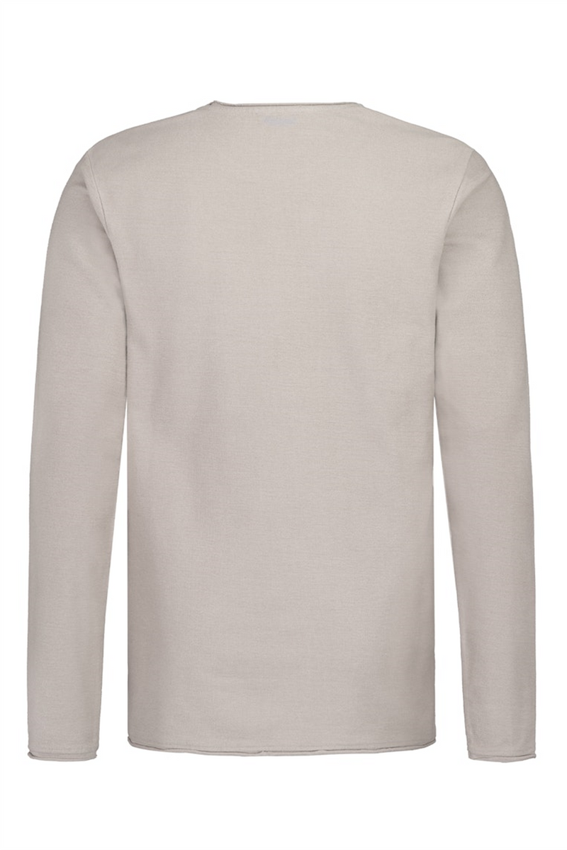 EIGHT 2 NINE Struktur Longsleeve Middle Beige