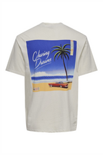 ONLY & SONS Relax Backprint T-Shirt Cloud Dancer