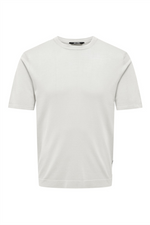 ONLY & SONS Strick T-Shirt Cloud Dancer