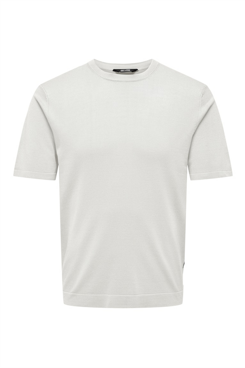ONLY & SONS Strick T-Shirt Cloud Dancer