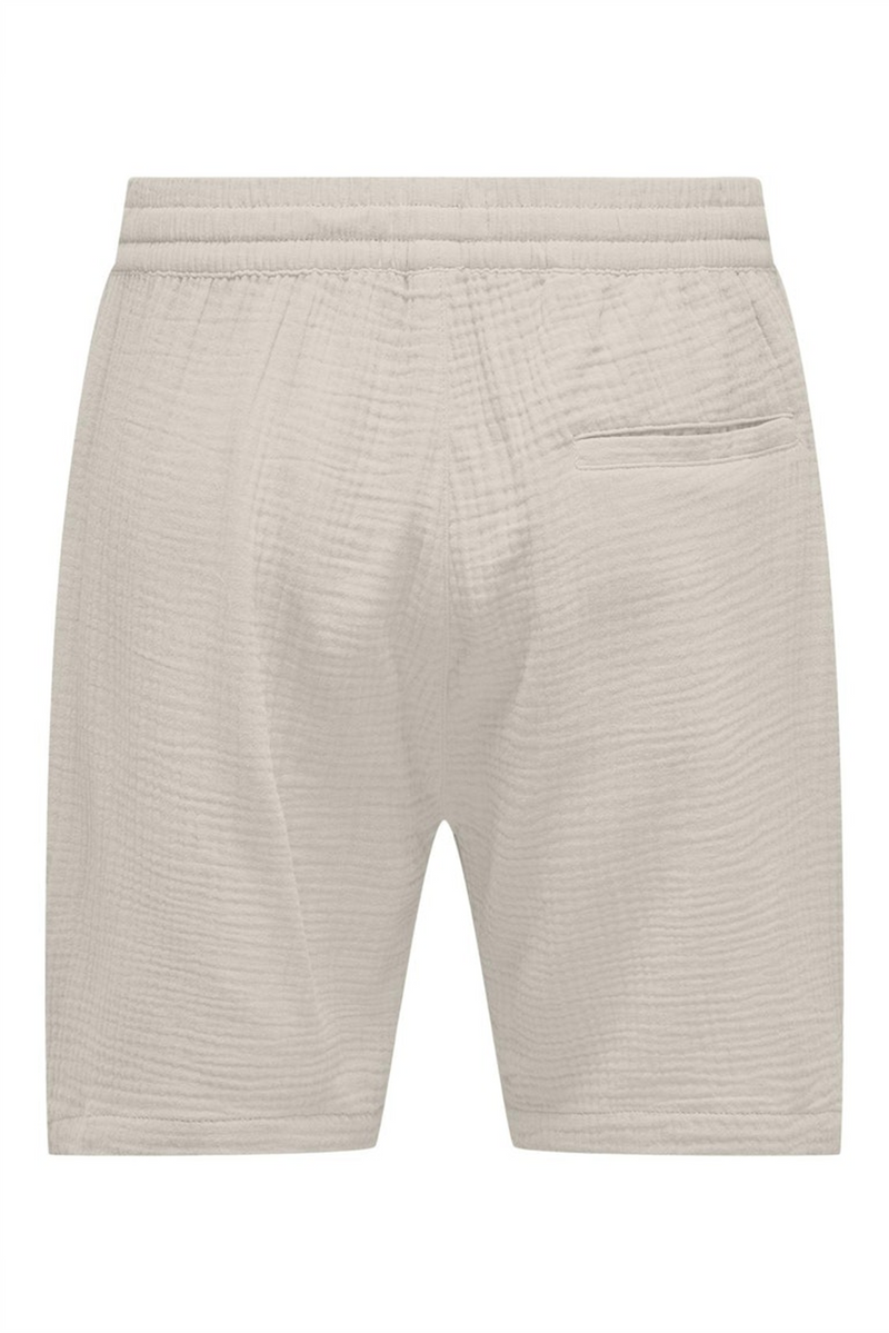 ONLY & SONS Musselin Shorts Moonbeam