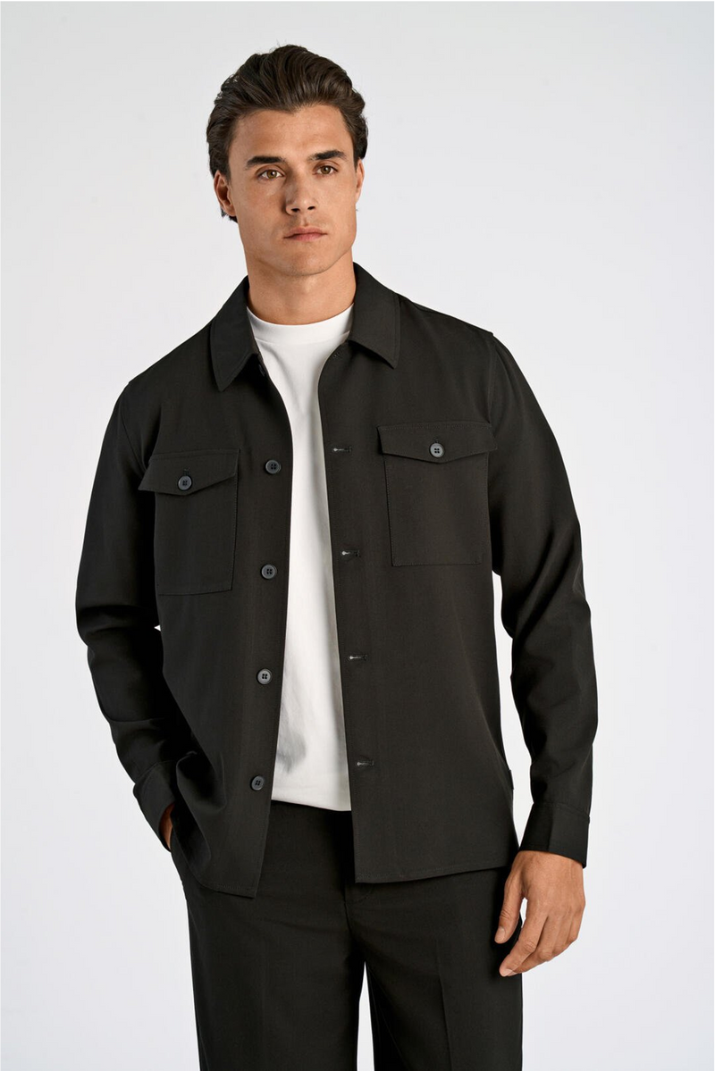 LINDBERGH Hemd Jacke Black