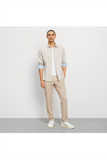 OLYMP Casual Hemd Regular Fit Beige