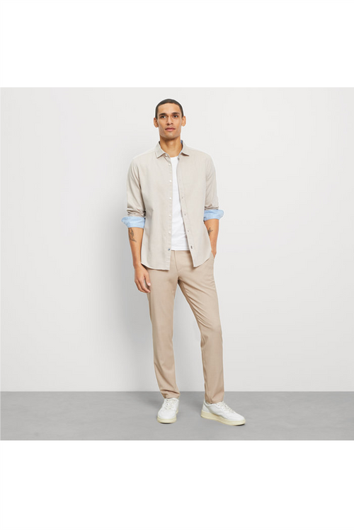 OLYMP Casual Hemd Regular Fit Beige