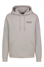 SUBLEVEL Backprint Hoodie Middle Beige