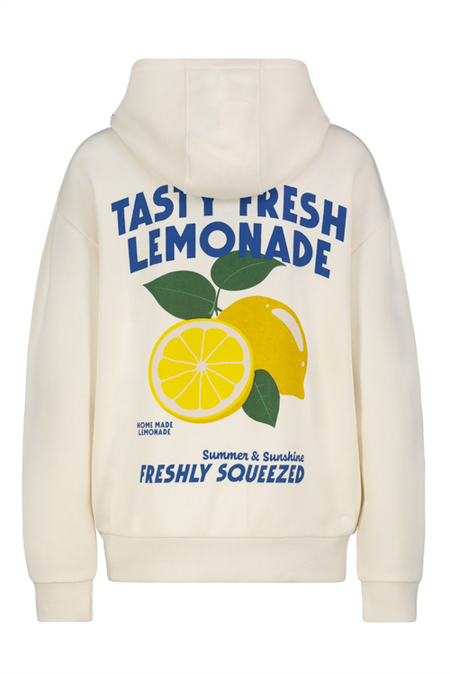 SUBLEVEL Backprint Hoodie White