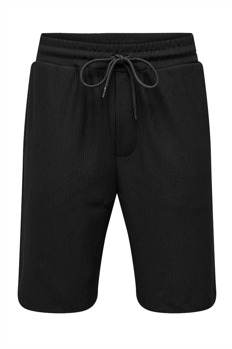 ONLY & SONS Pleated Shorts Black