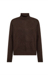 SOYACONCEPT Wolle Rollkragen Pullover Dunkelbraun