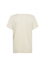 SOYACONCEPT Leinen T-Shirt Beige