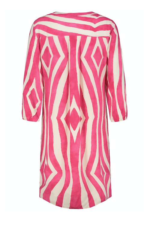 SUBLEVEL Tunika Kleid Bright Pink