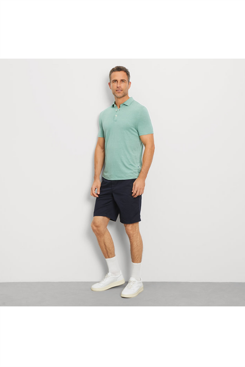 OLYMP Leinen Poloshirt Smaragd