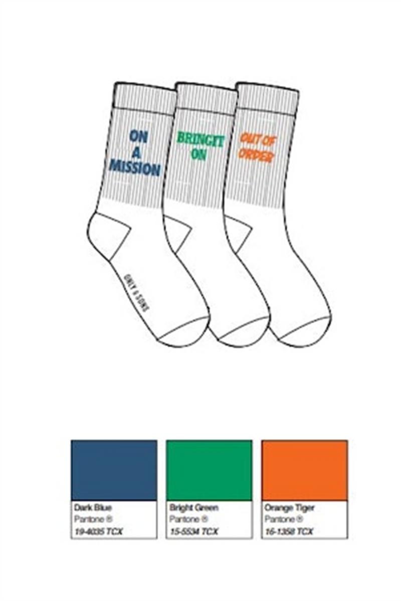 ONLY & SONS Tennis Socken 3er Pack White