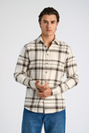 LINDBERGH Flanell Hemd Off White