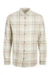 JACK & JONES Flanell Hemd Island Fossil