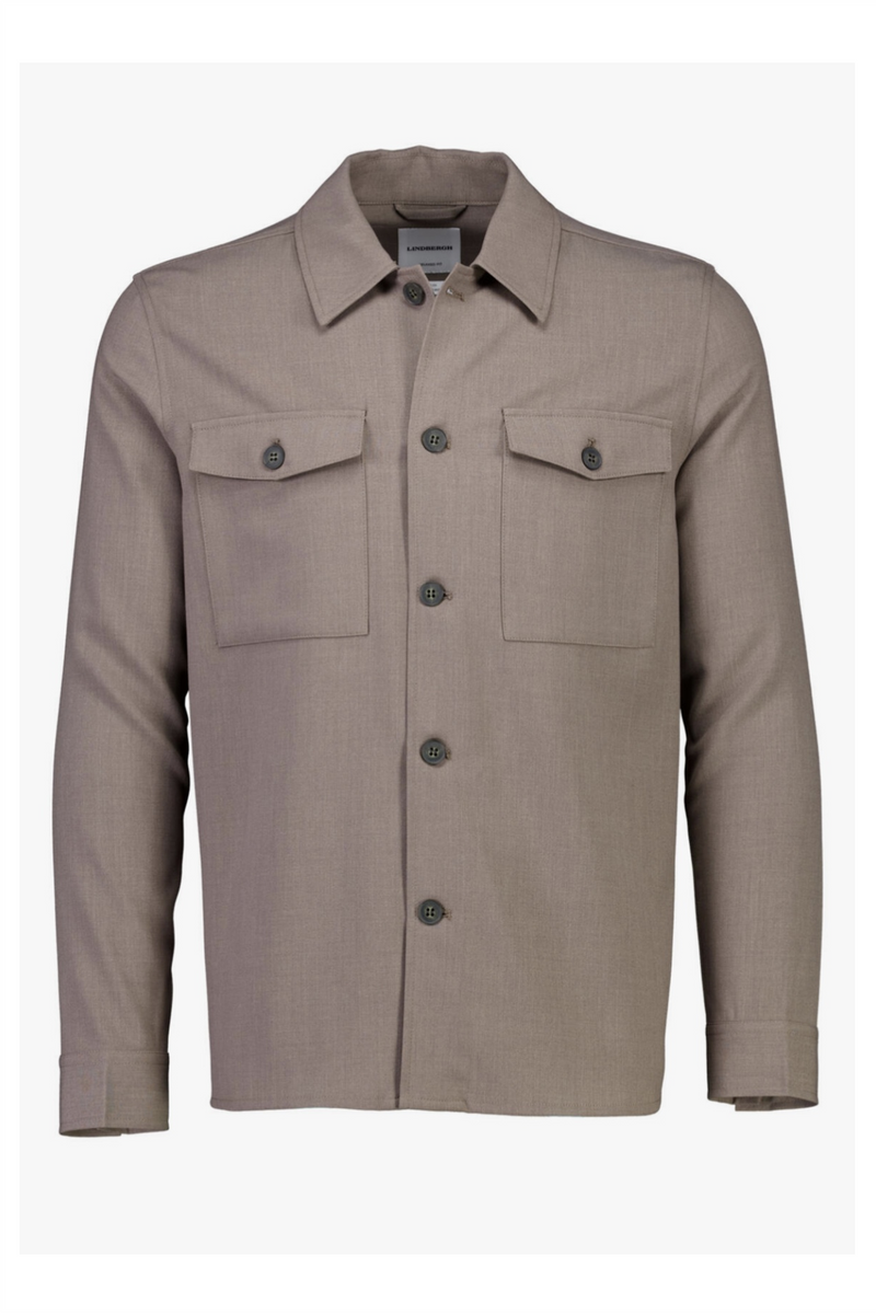 LINDBERGH Hemd Jacke Deep Sand Mel