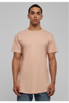 URBAN CLASSICS Shaped Long T-Shirt Light Rose