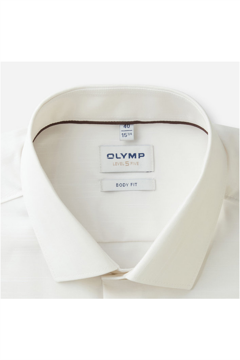 OLYMP Hemd Level 5 Body Fit Hellbeige