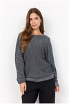 SOYACONCEPT Glitzer Pullover Schwarz