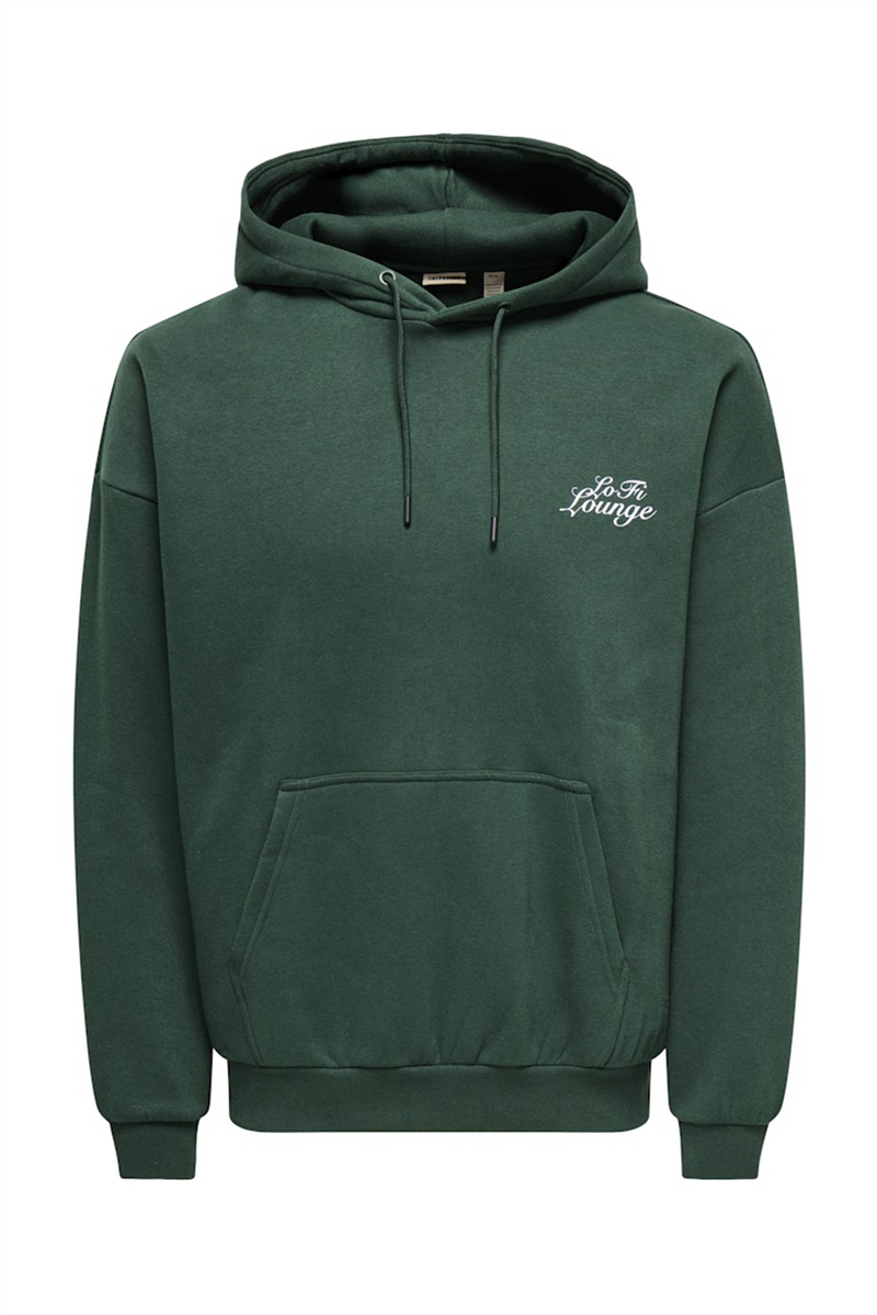 ONLY & SONS Backprint Hoodie Pine Grove
