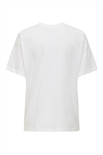 ONLY Frontprint T-Shirt Bright White Paris