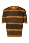SELECTED HOMME Strick Shirt Chipmunk Black