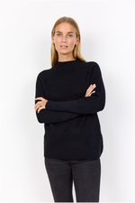 SOYACONCEPT  Stehkragen Pullover Schwarz