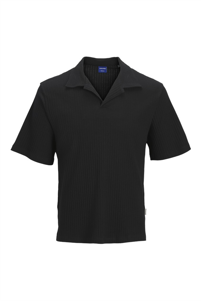 JACK & JONES Struktur Polo Black