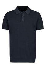 SUBLEVEL Strick Poloshirt Dark Blue