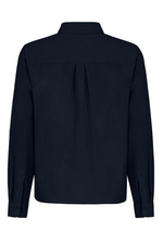 SUBLEVEL Struktur Hemd Dark Blue