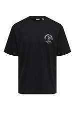 ONLY & SONS Backprint T-Shirt Black Cortado