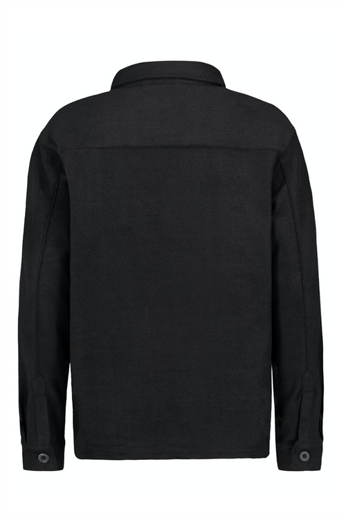 SUBLEVEL Overshirt Black