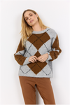 SOYACONCEPT Wolle Pullover Hellgrau