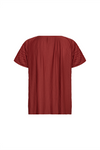 SOYACONCEPT Plissee Blusenshirt Rot