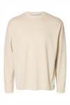 SELECTED HOMME Loose Longsleeve Oatmeal