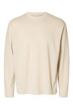 SELECTED HOMME Loose Longsleeve Oatmeal