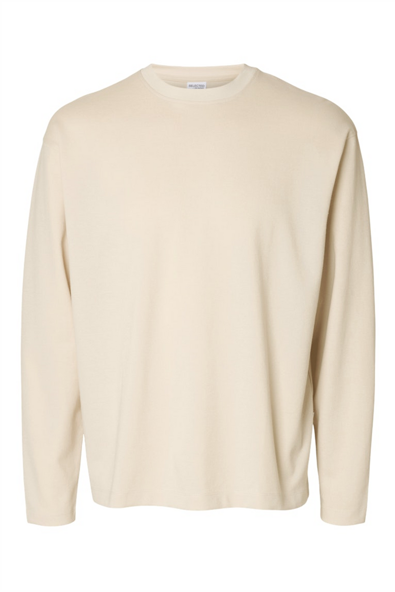 SELECTED HOMME Loose Longsleeve Oatmeal