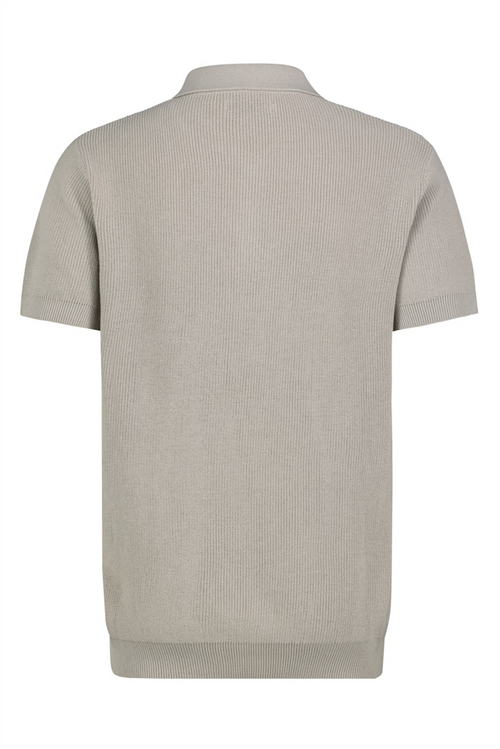 SUBLEVEL Strick Poloshirt Light Beige