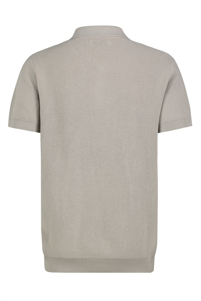 SUBLEVEL Strick Poloshirt Light Beige
