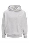 JACK & JONES Backprint Hoodie White Melange