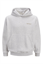 JACK & JONES Backprint Hoodie White Melange
