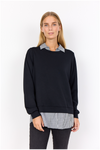 SOYACONCEPT Soft Bluse Schwarz