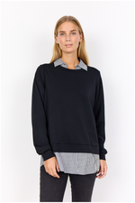 SOYACONCEPT Soft Bluse Schwarz
