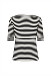 SOYACONCEPT Streifen T-Shirt Schwarz