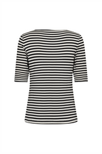 SOYACONCEPT Streifen T-Shirt Schwarz