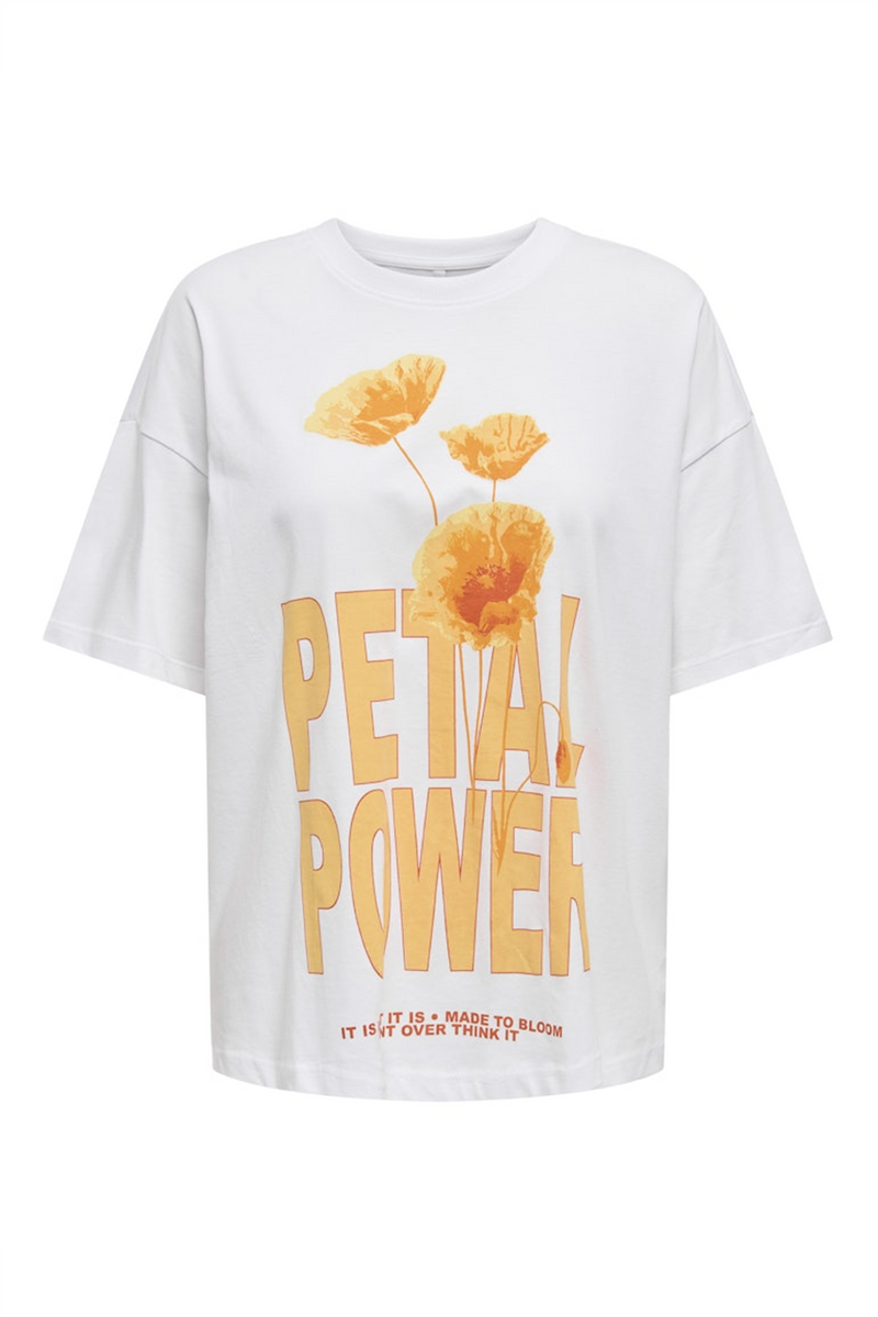 ONLY T-Shirt Bright White Power