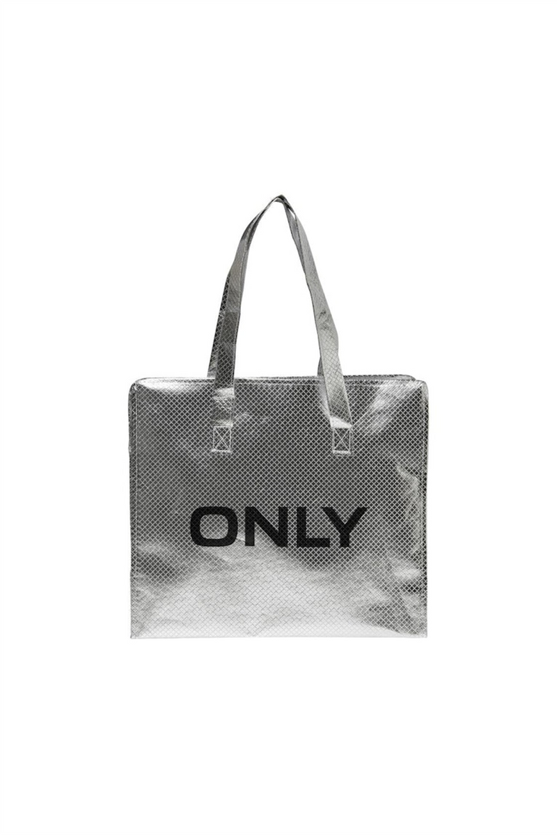 ONLY Shopping Bag Silver