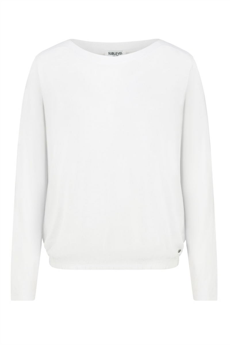 SUBLEVEL Langarm T-Shirt White